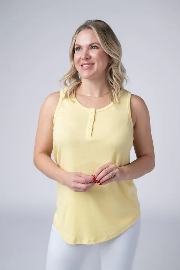 ***PRE-ORDER*** Michelle Mae Alison Henley Tank - Yellow