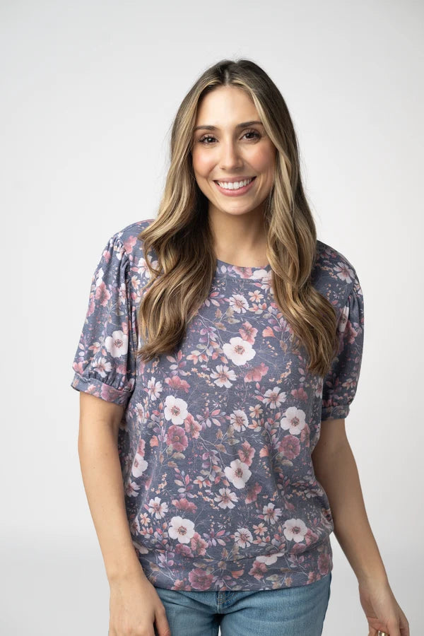 ***PRE-ORDER*** Michelle Mae Katie Cozy Top - Blushwood Floral