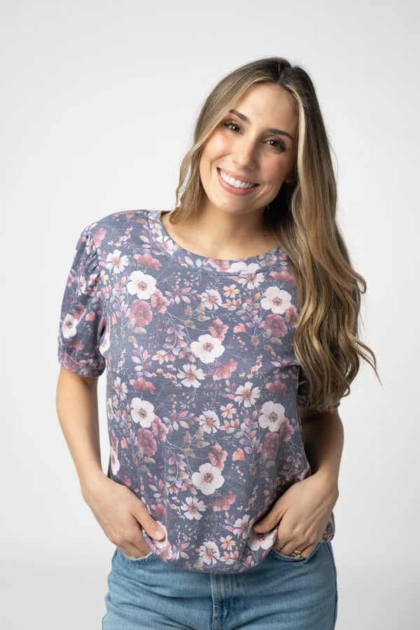 ***PRE-ORDER*** Michelle Mae Katie Cozy Top - Blushwood Floral