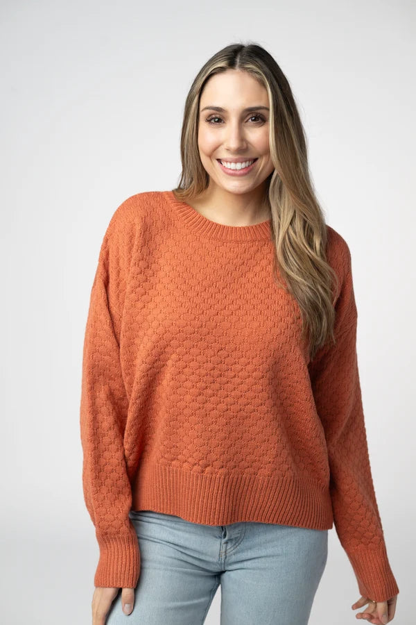 ***PRE-ORDER*** Gianna Pullover Sweater - Pumpkin