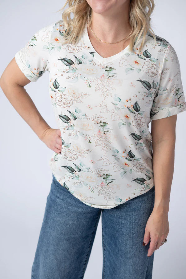 Michelle Mae Sophie Tee - Vintage Floral