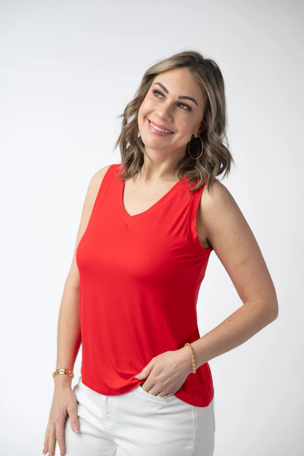 ***PRE-ORDER*** Michelle Mae Noelle Tank - Red