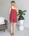 Grace and Lace Easy Breezy Romper - Hibiscus