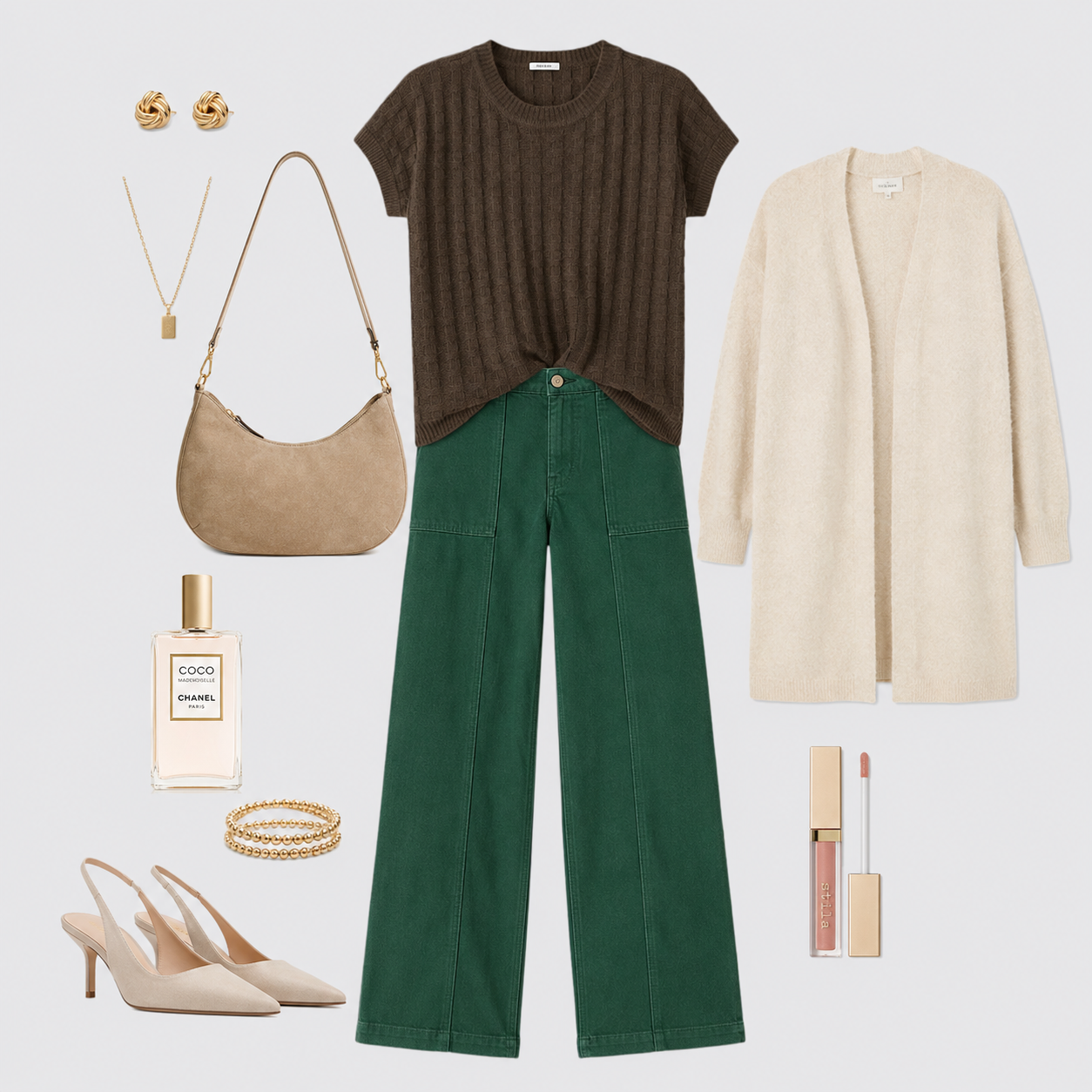 Frankie Coloured Straight Leg Denim - Hunter Green