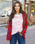 Grace and Lace Favorite Button Up Top - Christmas Plaid