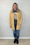 Tamara Cable Knit Cardigan with Pockets - Honey