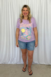 Graphic Tee &quot;Desert Dreams&quot; - Lilac
