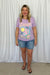 Graphic Tee "Desert Dreams" - Lilac