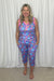 Shirley Pajama Tank Capri Set -  Hibiscus Floral