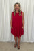 Maddy Tank Dress with Pockets - Hot Fuchsia