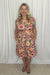 Marcia Tiered Dress with Pockets - Festival Bloom