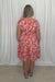 Marcia Tiered Dress with Pockets - Fuchsia Floral