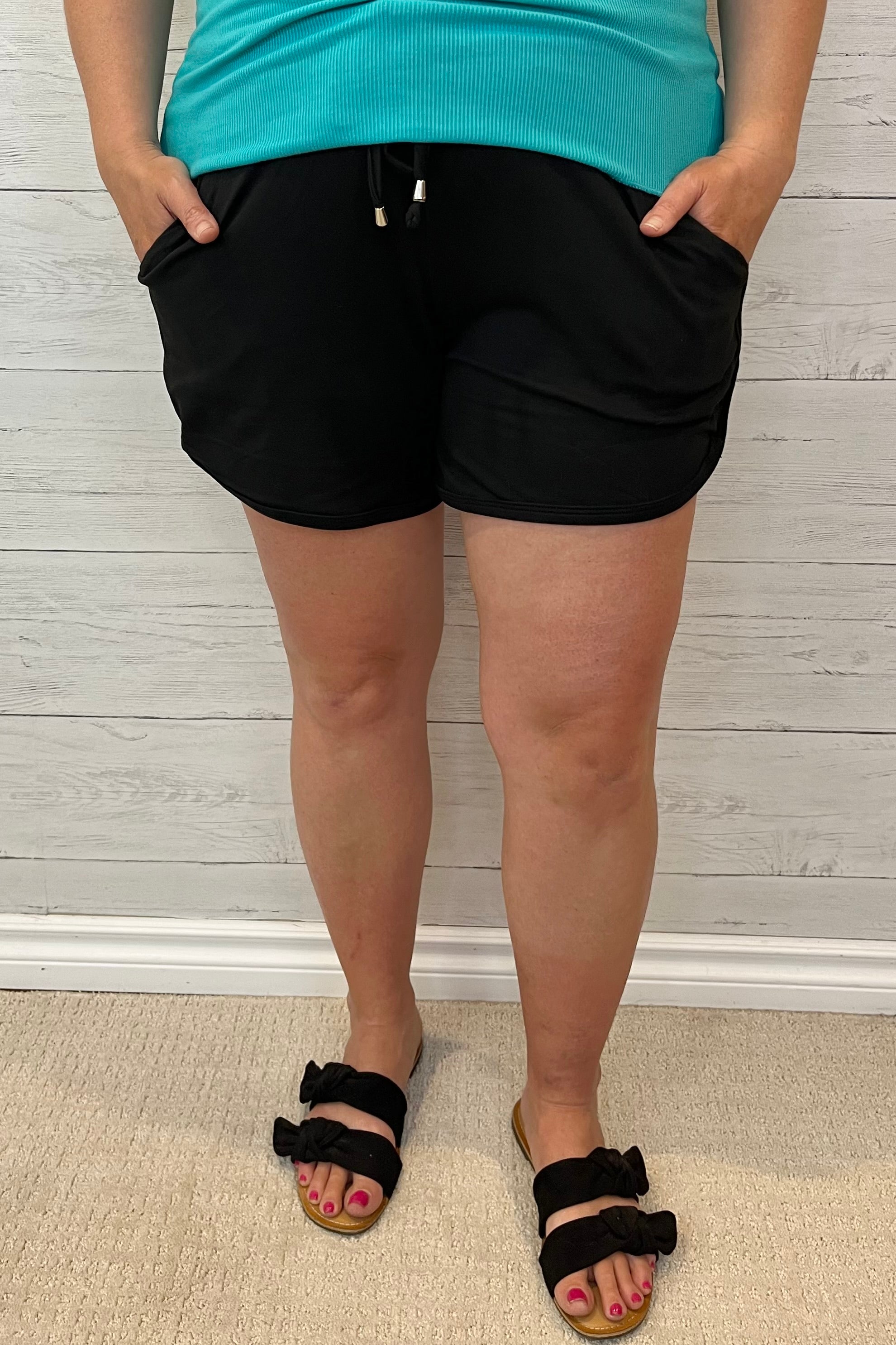 ***PRE-ORDER*** Shirley Lounge Shorts - Black (shipping end of April)