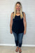 Evie Tank - Navy
