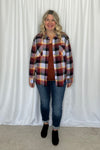 Northern Plaid Button Up Top