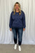 Paige Scuba Pullover and Pants 2 Piece Set - Indigo