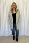 Michelle Mae &quot;Layla&quot; Sweater Cardigan - Grey