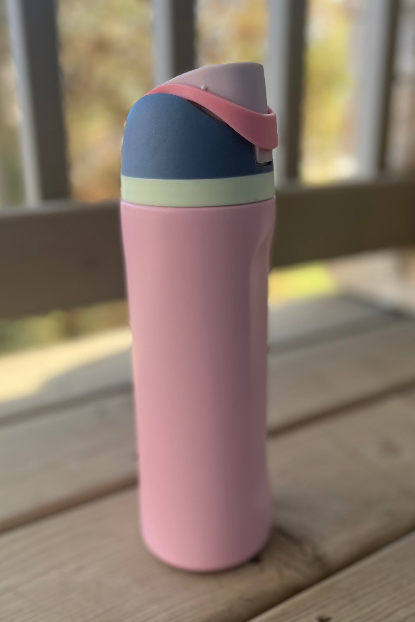 24oz Snap Lid Insulated Stainless Steel Bottle - Pink