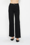 Judy Blue &quot;Colson&quot; High Rise Tummy Control Classic Straight Denim - Jet Black