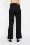 Judy Blue &quot;Colson&quot; High Rise Tummy Control Classic Straight Denim - Jet Black