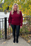 Aurelia Sweater - Cabernet