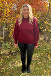 Aurelia Sweater - Cabernet