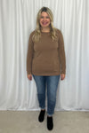 Adeline Sweater with Pockets - Mocha