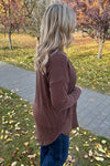 Kennedy Ribbed Cardigan - Brown