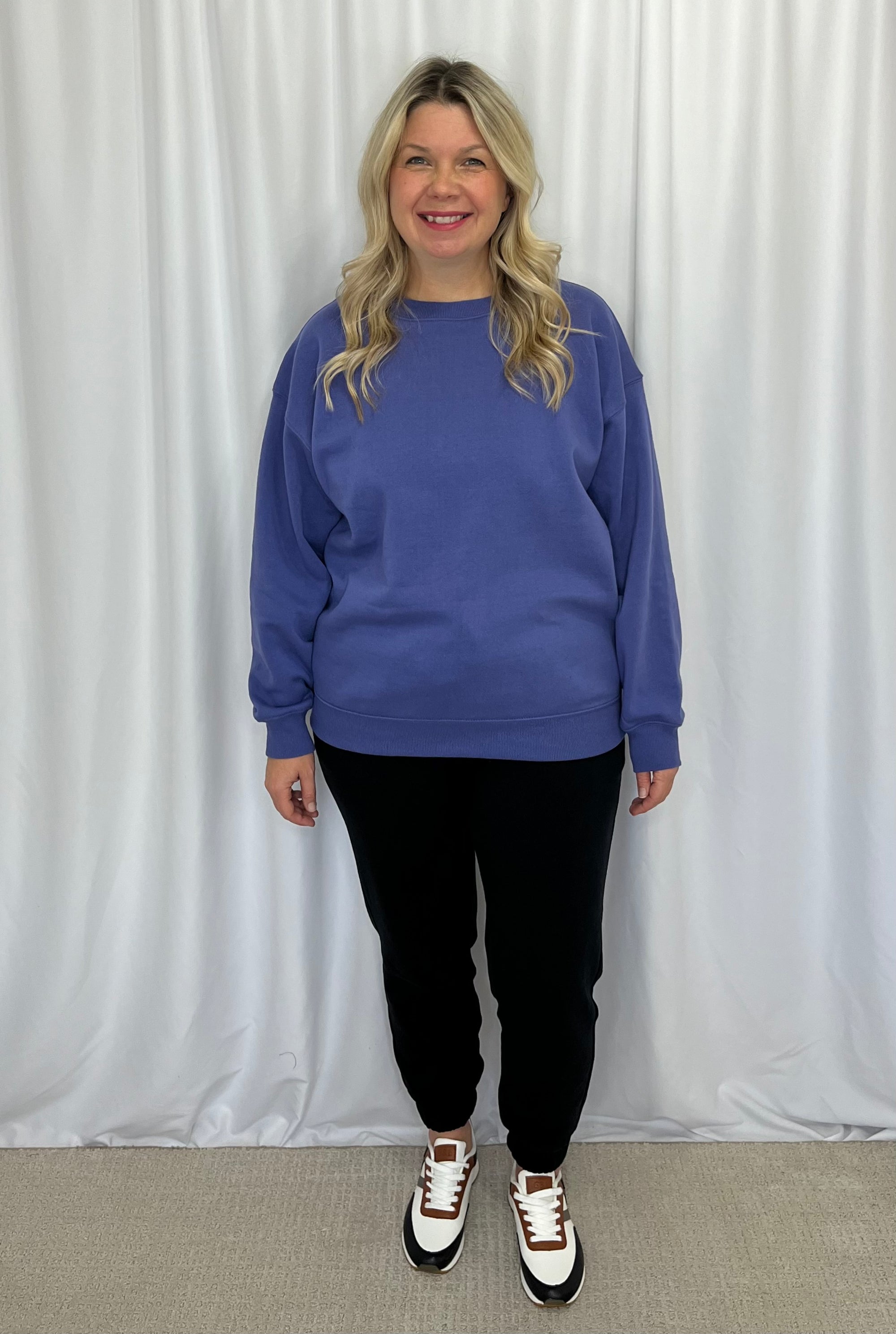 Malinda Cozy Sweatshirt - Periwinkle