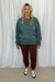 Malinda Cozy Sweatshirt - Smoky Teal