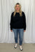 Malinda Cozy Sweatshirt - Black