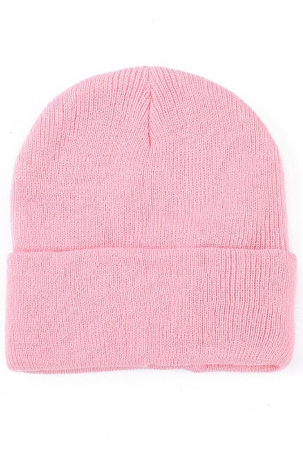 Solid Knit Toque - Pink