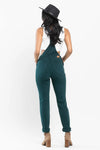 Judy Blue &quot;Darby&quot; Boyfriend, Double Cuff Overalls - Teal