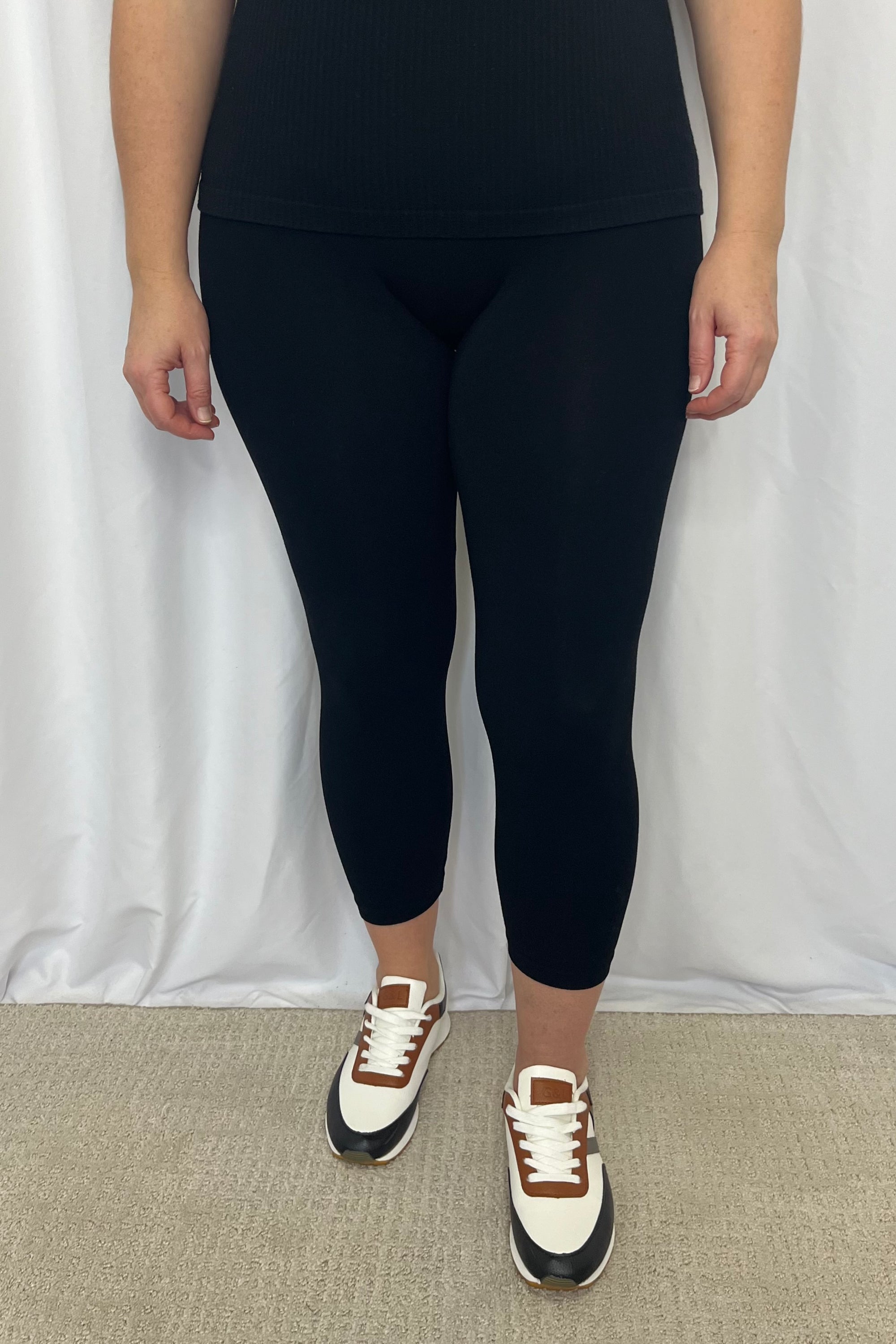 Tummy Shaping Leggings - Crop Length