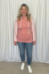 Tara Spring Hoodie - Peachy Pink Stripe