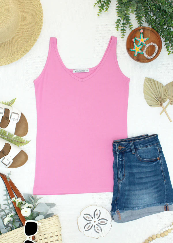 ***PRE-ORDER*** Michelle Mae Kennedy Tank - Pink