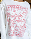 ***PRE-ORDER*** Grace and Lace Long Sleeve Slub Graphic Tee - Holiday Greeting Card