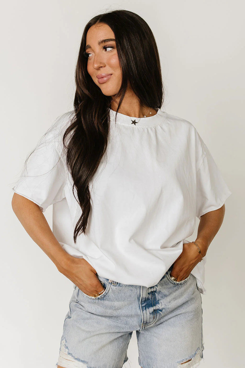 ***PRE-ORDER*** Ampersand Boyfriend Tee - White