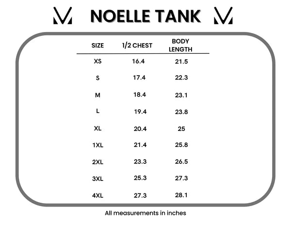 ***PRE-ORDER*** Michelle Mae Noelle Tank - Turquoise