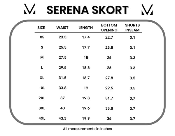 ***PRE-ORDER*** Michelle Mae Serena Luxe Skort - Navy