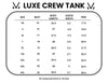 ***PRE-ORDER*** Michelle Mae Luxe Crew Tank - Light Blue Floral Bliss