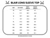 Michelle Mae &quot;Blair&quot; Long Sleeve Top - Autumn Floral