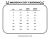 Michelle Mae &quot;Madison&quot; Cozy Cardigan - Burgundy