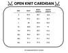 ***PRE-ORDER*** Michelle Mae Open Knit Cardigan - Ivory