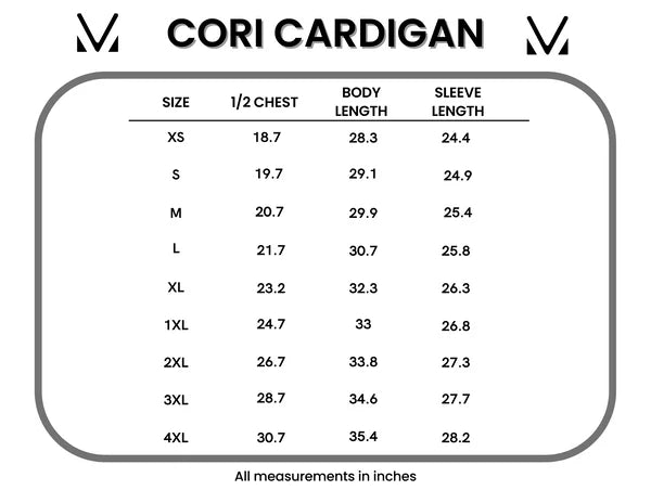 Michelle Mae &quot;Cori&quot; Cardigan - Sage
