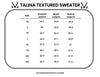 Michelle Mae &quot;Talina&quot; Textured Sweater - Purple