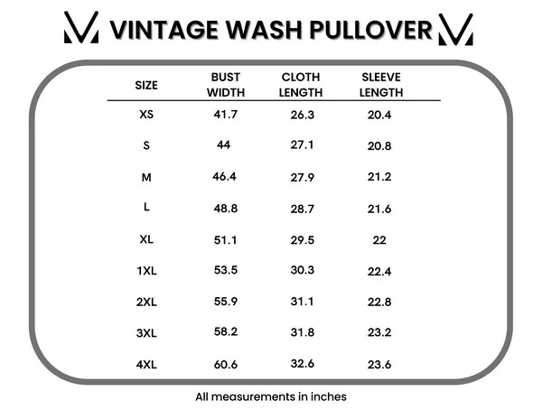 ***PRE-ORDER*** Michelle Mae Vintage Wash Pullover - Brown