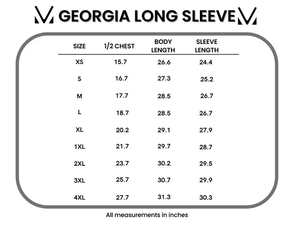 ***PRE-ORDER*** Michelle Mae &quot;Georgia&quot; Long Sleeve Top - Dusty Blue