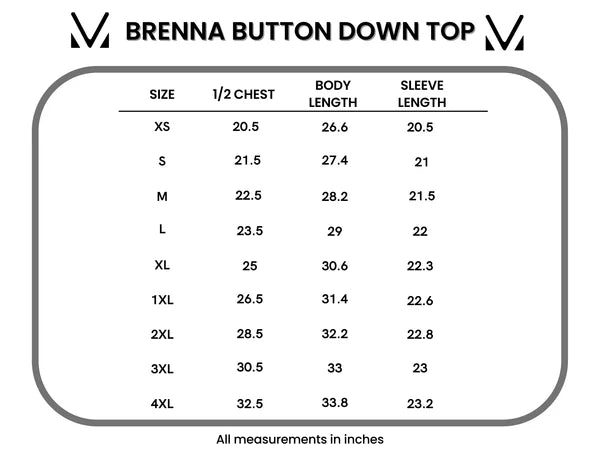 Michelle Mae "Brenna" Button Down Top - Denim
