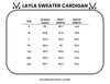 Michelle Mae &quot;Layla&quot; Sweater Cardigan - Grey